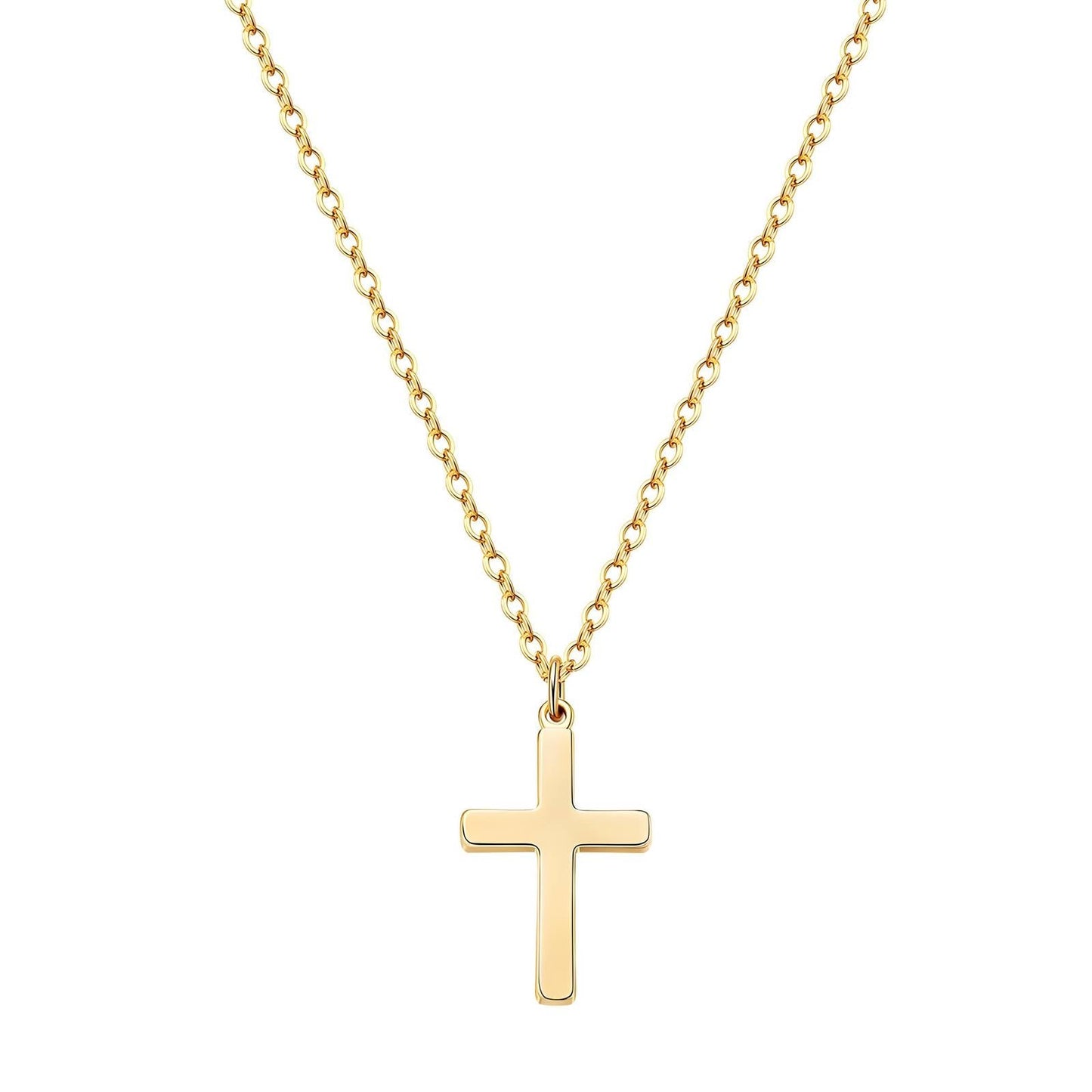 Collier à breloques croix classique
