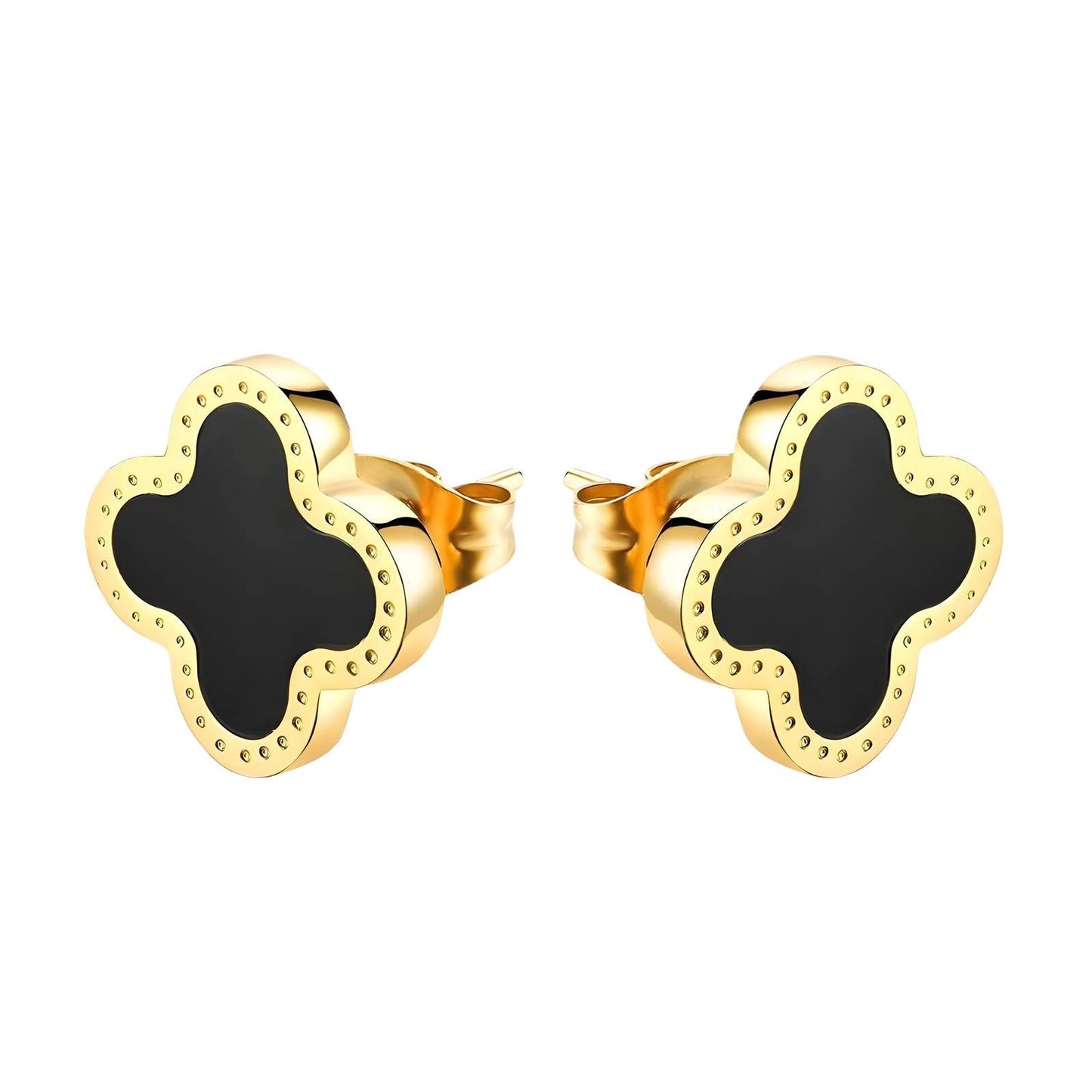 Noir Floret Earring