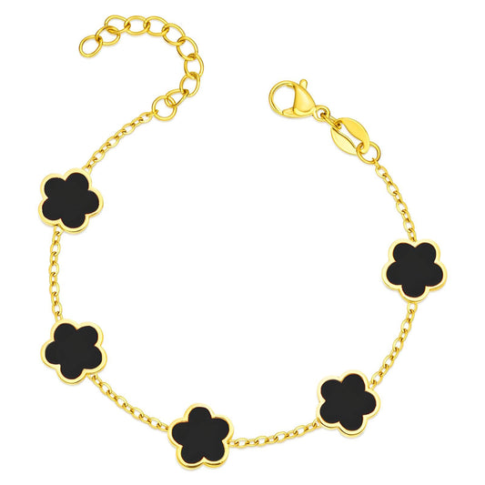 Noir Floret Charm Bracelet