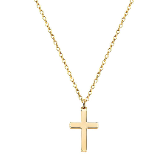 Classic Cross Charm Necklace